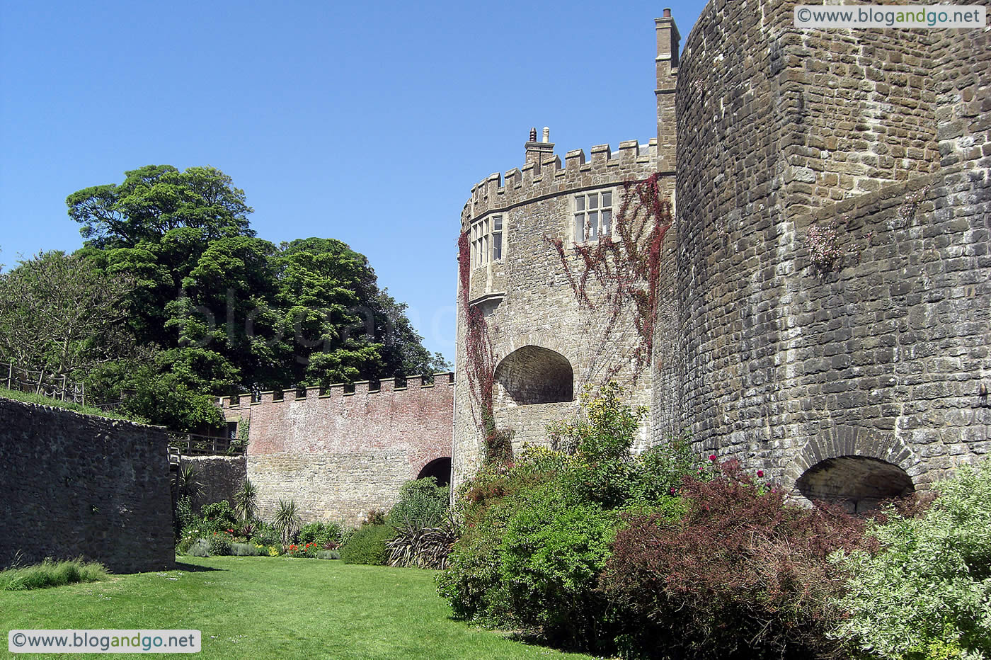 Walmer Castle - Viewed from the moat